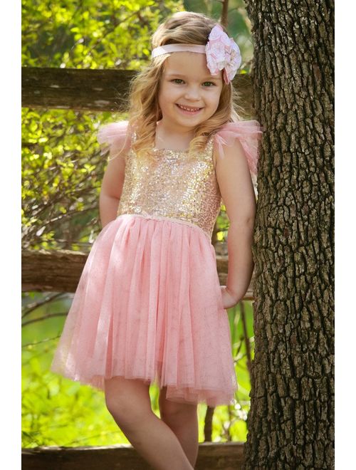 Heart to Heart Birthday Dress for Little Girls Princess Ballerina Party