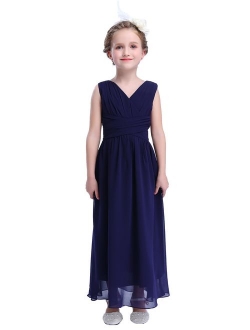 Happy Rose Juniors Long Bridesmaid Dress Party Dresses Flower Girl's Dress