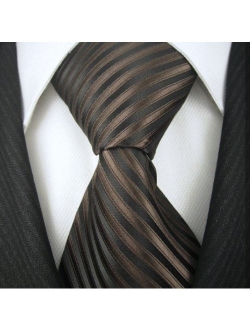 Striped Ties for Men - Woven Necktie - Mens Ties Neck Tie by Scott Allan