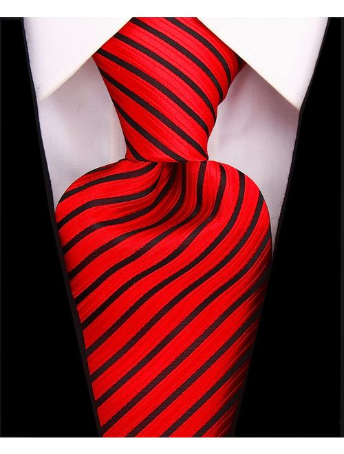 Striped Ties for Men - Woven Necktie - Mens Ties Neck Tie by Scott Allan