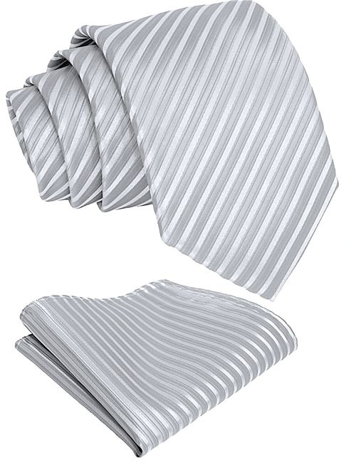 Striped Ties for Men - Woven Necktie - Mens Ties Neck Tie by Scott Allan