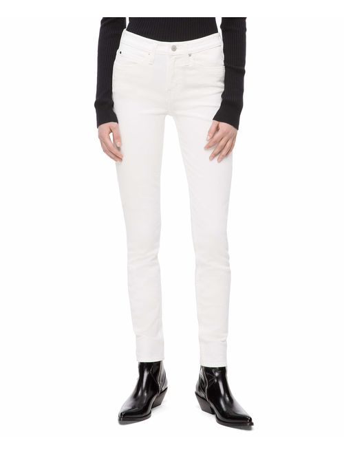 Calvin Klein Women's Mid Rise Skinny Fit Jeans