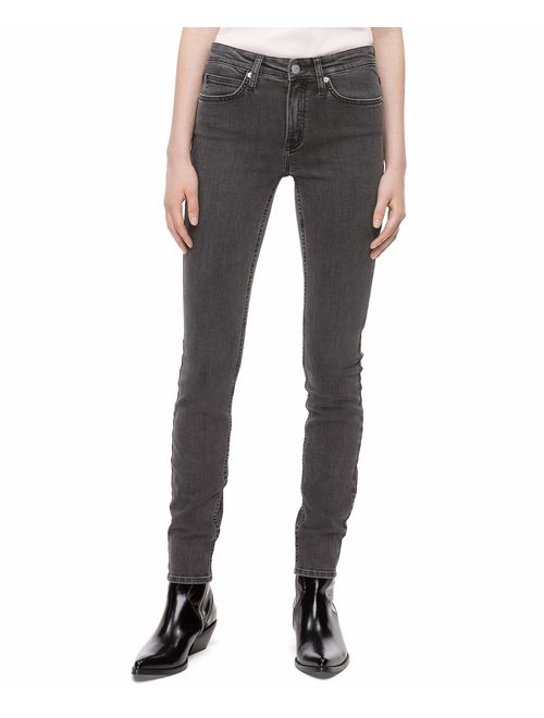 Calvin Klein Women's Mid Rise Skinny Fit Jeans