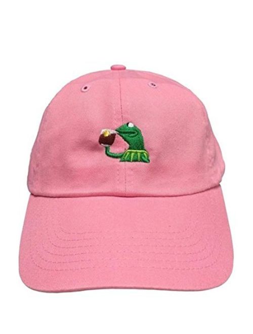 Marthasky Kermit The Frog Sipping Tea Adjustable Strapback Cap