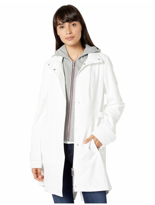 Tommy Hilfiger Women's Soft Shell with Zipout Fleece Vestie and Hood