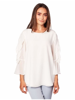 Women's Ruffle Sleeve Blouse