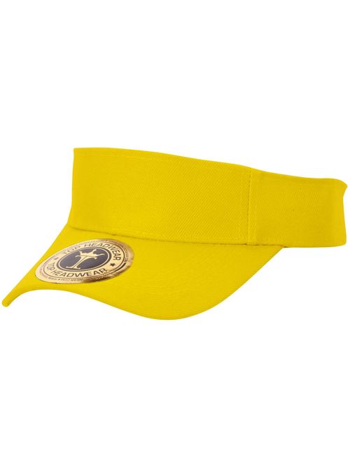 TOP HEADWEAR Solid Adjustable Blank Visor