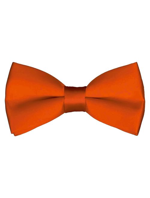 Mens Classic Pre-Tied Satin Formal Tuxedo Bowtie Adjustable Length Large Variety Colors Available, by Platinum Hanger