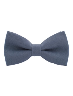 Classic Pre-Tied Bow Tie Formal Solid Tuxedo for Adults & Children, by Bow Tie House