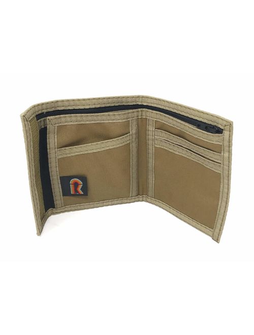 Rainbow of California Original Bifold Nylon Hook & Loop Wallet. Made in USA