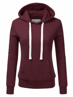 NINEXIS Womens Long Sleeve Fleece Pullover Hoodie Sweatshirts