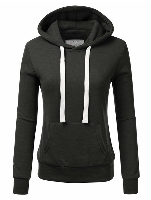 NINEXIS Womens Long Sleeve Fleece Pullover Hoodie Sweatshirts