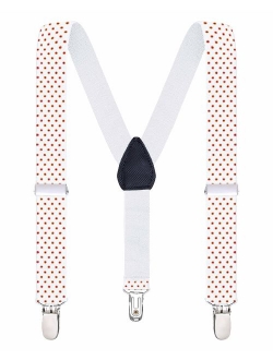 Buyless Fashion Suspenders for Kids and Baby Adjustable Elastic Solid Color 1 inch