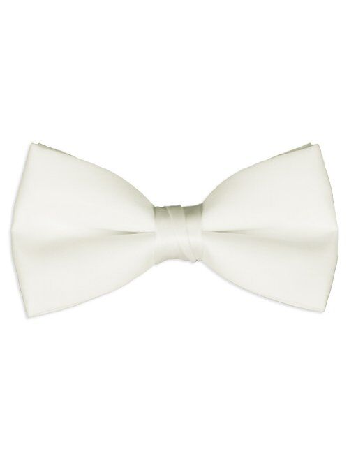 DapperLads Little Boys' Solid Color Banded Satin Bow Ties/Bowties