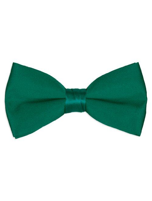 DapperLads Little Boys' Solid Color Banded Satin Bow Ties/Bowties