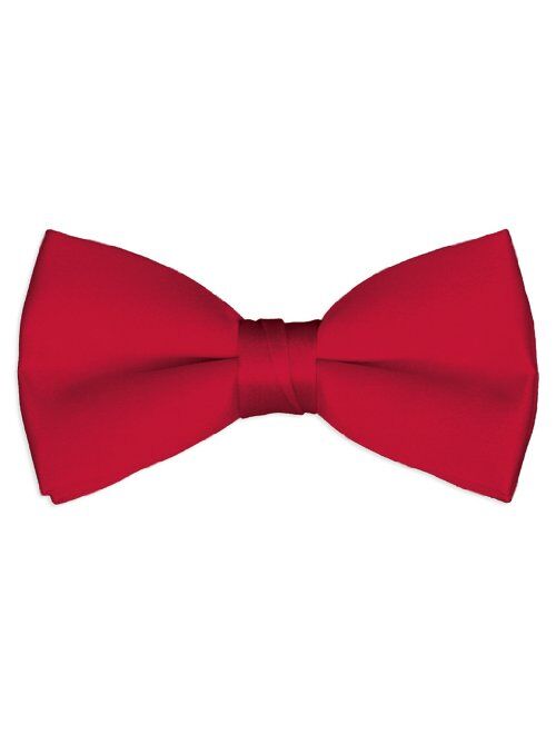 DapperLads Little Boys' Solid Color Banded Satin Bow Ties/Bowties