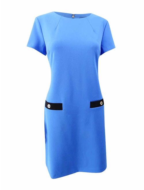 Tommy Hilfiger Women's Scuba Crepe Two Pocket Dress