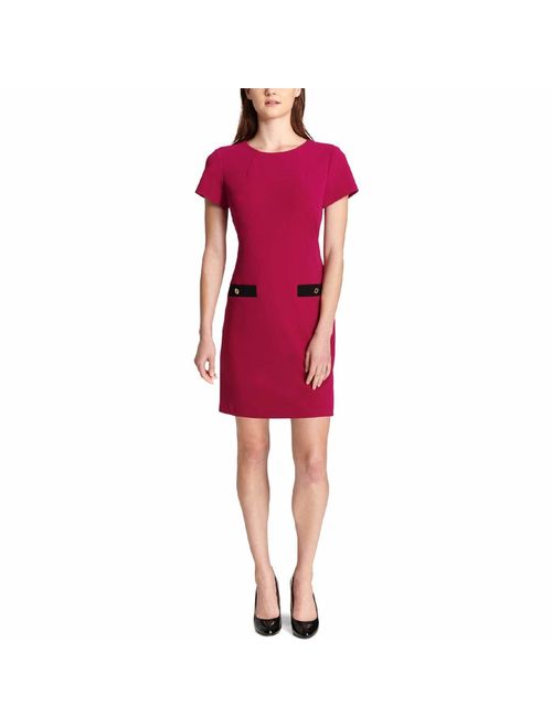 Tommy Hilfiger Women's Scuba Crepe Two Pocket Dress