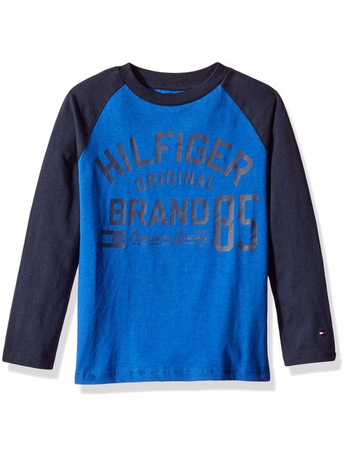 Tommy Hilfiger Boys' Dustin-bex Jersey Long Sleeve Tee