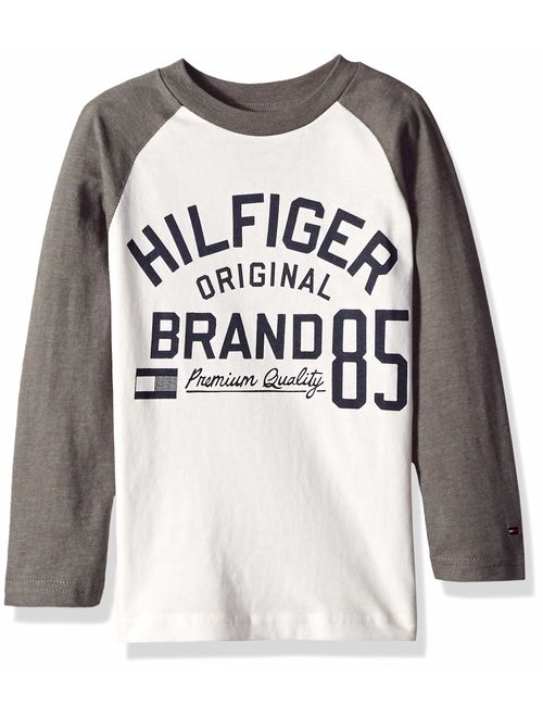 Tommy Hilfiger Boys' Dustin-bex Jersey Long Sleeve Tee