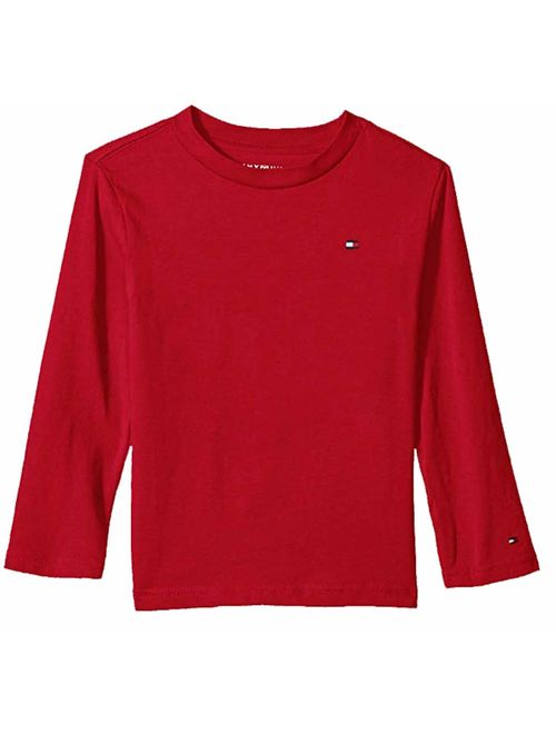 Tommy Hilfiger Boys' Dustin-bex Jersey Long Sleeve Tee