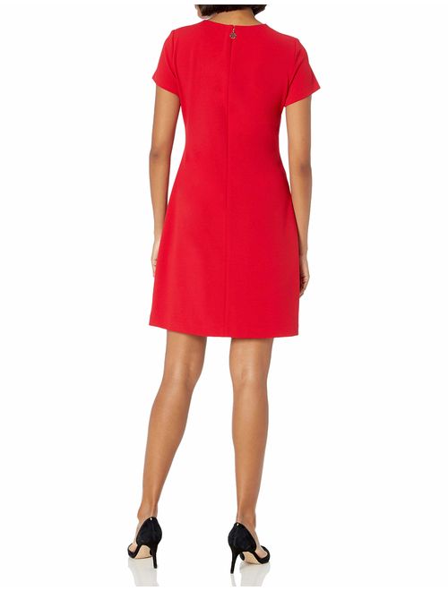 Tommy Hilfiger Women's Asymmetrical Hem Sheath Dress