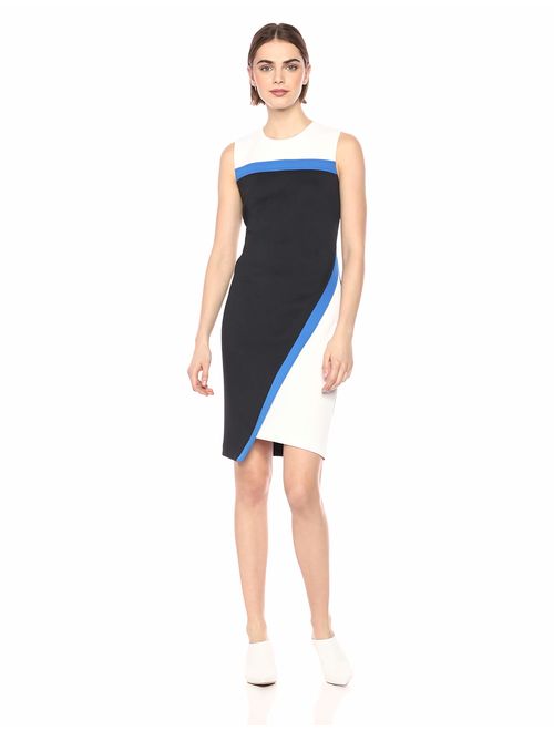 Tommy Hilfiger Women's Asymmetrical Hem Sheath Dress