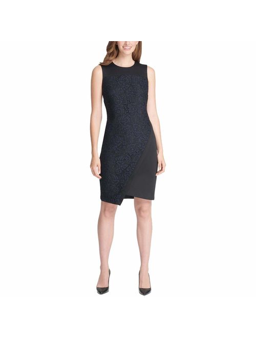 Tommy Hilfiger Women's Asymmetrical Hem Sheath Dress