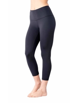 Yogalicious High Waist Ultra Soft Lightweight Capris - High Rise Yoga Pants