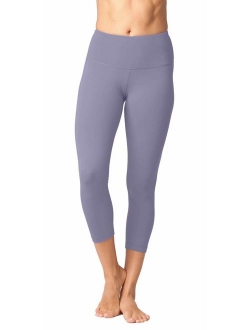 Yogalicious High Waist Ultra Soft Lightweight Capris - High Rise Yoga Pants