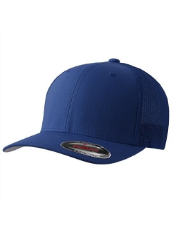 Men's Two-Tone Stretch Mesh Fitted Cap