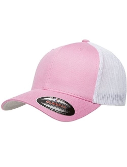 Men's Two-Tone Stretch Mesh Fitted Cap