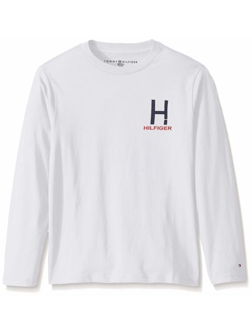 Tommy Hilfiger Boys' Dustin-bex Jersey Long Sleeve Tee