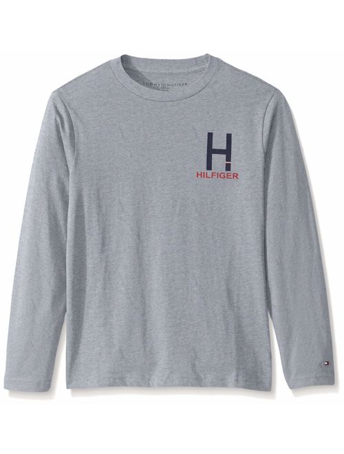 Tommy Hilfiger Boys' Dustin-bex Jersey Long Sleeve Tee