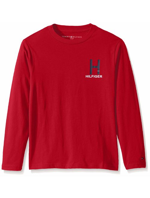 Tommy Hilfiger Boys' Dustin-bex Jersey Long Sleeve Tee