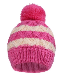 Simplicity Kids Girls Boys Winter Pompom Knit Ski Beanie Hat Cap