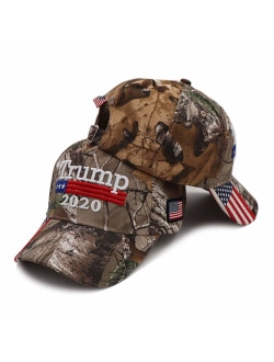 Donald Trump Hat 2020 Keep America Great Camo MAGA Hat Adjustable Baseball Hat