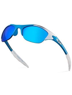 KIDS AGE 2-8 Half Frame Sports Sunglasses