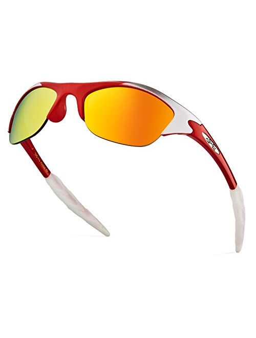 KIDS AGE 2-8 Half Frame Sports Sunglasses