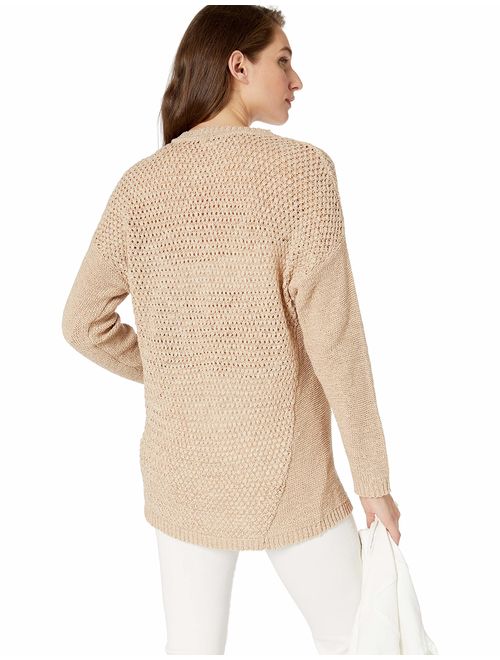 Calvin Klein Women's V-Neck Open Stitch Sweater