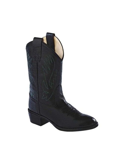 Old West Youth's Round Toe Boots