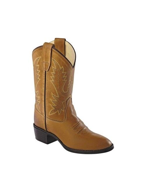 Old West Youth's Round Toe Boots