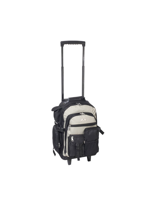 Everest Deluxe Wheeled Backpack 18.5"x 13.5"x 7"