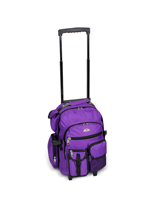 Everest Deluxe Wheeled Backpack 18.5"x 13.5"x 7"