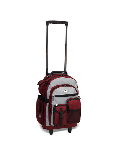 Everest Deluxe Wheeled Backpack 18.5"x 13.5"x 7"