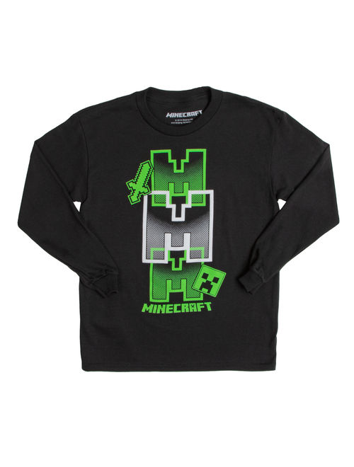 Minecraft Graphic Long Sleeve T-Shirt (Little Boys & Big Boys)