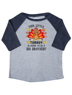 This Little Turkey is Going to be a Big Brother Toddler T-Shirt