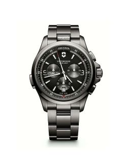 Victorinox Men's Night Vision Anthracite Dial Stainless Steel Watch 241730