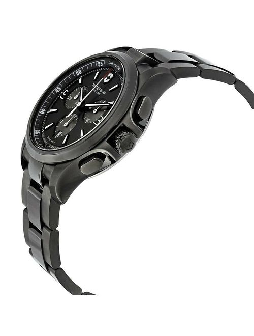 Victorinox Men's Night Vision Anthracite Dial Stainless Steel Watch 241730