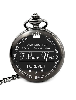 College Graduation Gifts for Him 2019, Graduation Party Supplies Decorations, Engraved Pocket Watch for Graduates